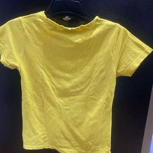 Women Yellow t-shirt