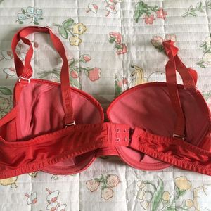 GUESS Red Padded Bra