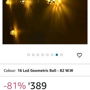 Fancy Metal Star Light Ball🌟