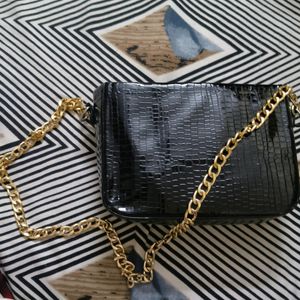 Black Party Sling Bag