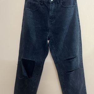 Shein Jeans In Charcoal Colour