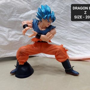 Blue Hair Goku Dbz Action Figure 20 Cm