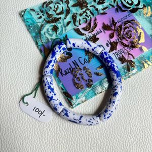 Bracelet | Spray Painted Tube Beads