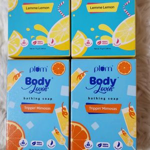 2 Qty Plum Goodness Body Lovin Bathing Soaps