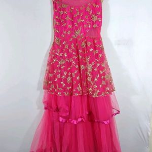 Rose Pink Beautiful Gown