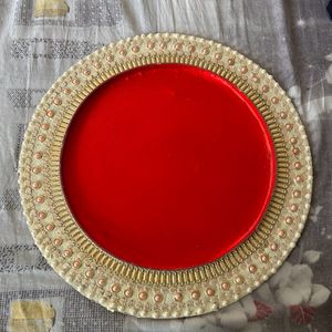 Decorated thali- For Occasions