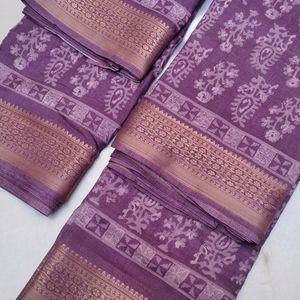 Cotton Printed Saree