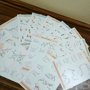 Set Of 12 Candlestick Patterns And Classic Charts