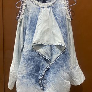 Denim Color Top