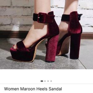 Maroon Heel