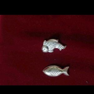 Silver Fish For Laxmi Pooja