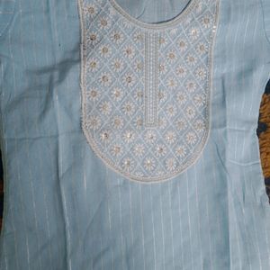 Women Pure Cotton  Party Wear Kurti