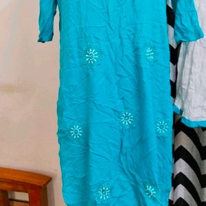 Plus Size Kurta Palazzo Set