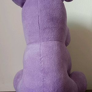 A Purple Hippo Soft Toy