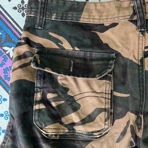 Mens Multipocket Cargo Pants- Military Multicolor