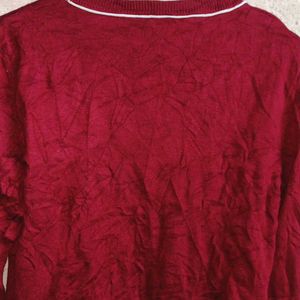 Ladies Winter Fashion Shrug Sweater Maroon