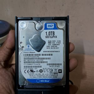 1TB Hard Disk WITH External Case.