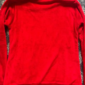 Bebe Red Sweatshirt