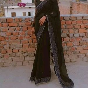 Black Saree