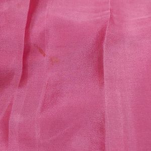 Rose Pink Mysore Crepe Silk Saree