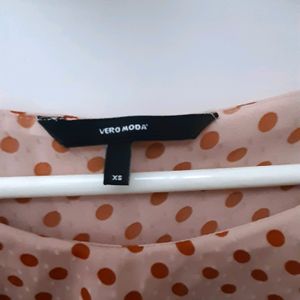 Vero Moda Polka Dots Top Size XS