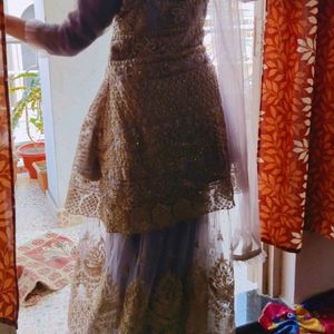 Lehnga Style Party Wear Dress