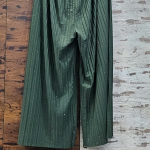 Green Culottes With Belt