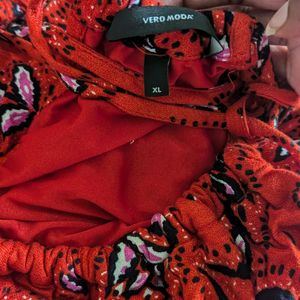 VERO MODA Women Maxi Red Dress