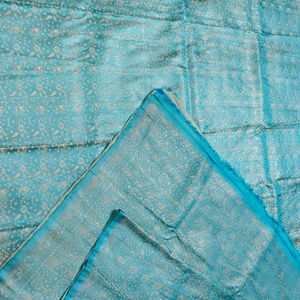 Festive Women Blue Art Silk Zari Embroidered Saree