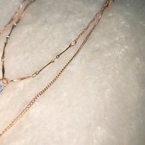 Rose Gold Double Layered Chain