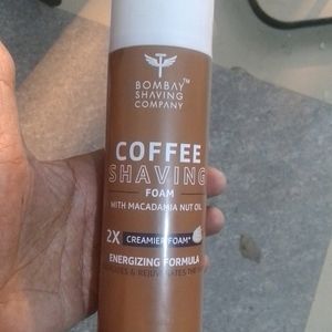 Coffee Shaving Foam with MACADAMIA NUT OIL