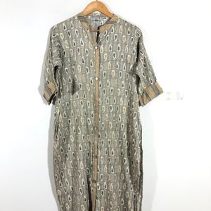 Grey Printed Kurta(Women’s)