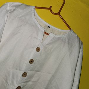 White Formal Kurti