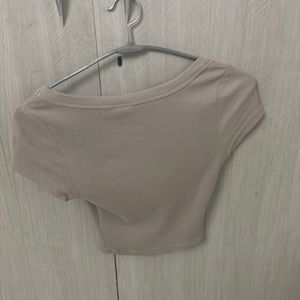 H&M Beige Crop Top