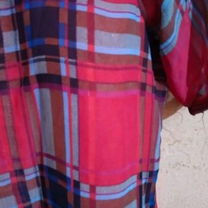 Pink Checks Full Shirt