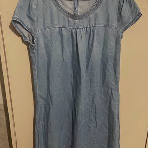 Denim Shift Dress