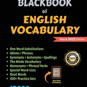 The Blackbook Of English Vocabulary