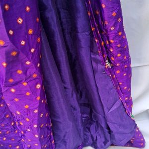 New Stitched Gujarati Saree Gown