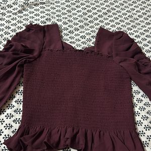 Maroon Top