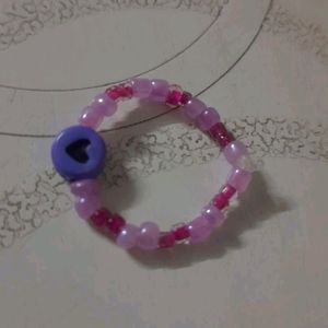 Combo Of 3 Heart Ring💜💙💗