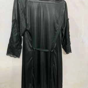 Women’s Short Robe 3/4th Sleeve Dressing Gown