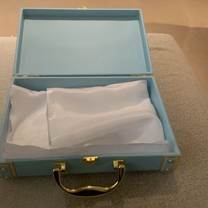 Lovely Blue Suitcase For Gifting