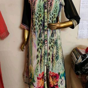 Floral Green Kurta