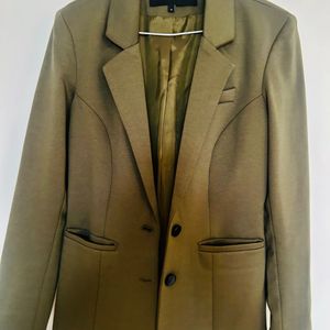 Vero Moda Blazer In Olive Green Colour