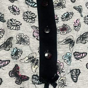 Butterfly Printed Night Dress