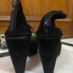 Black high heels