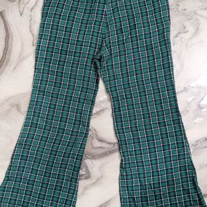 Green Checkered Pants