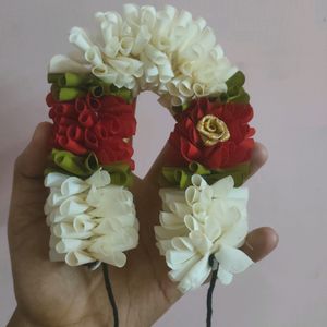 Women White Jasmine & Red🌹Floral Hair Item