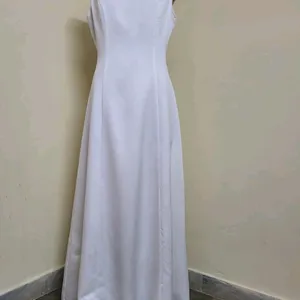 White Satin Gown