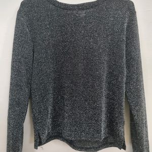 H&M Black Shimmer Top